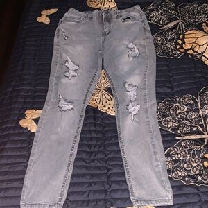Distressed Light Blue Women's Jeans